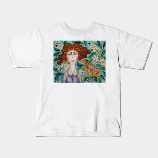 Universe Can Talk to You in Many Different Ways.. Watercolor Illustration Kids T-Shirt